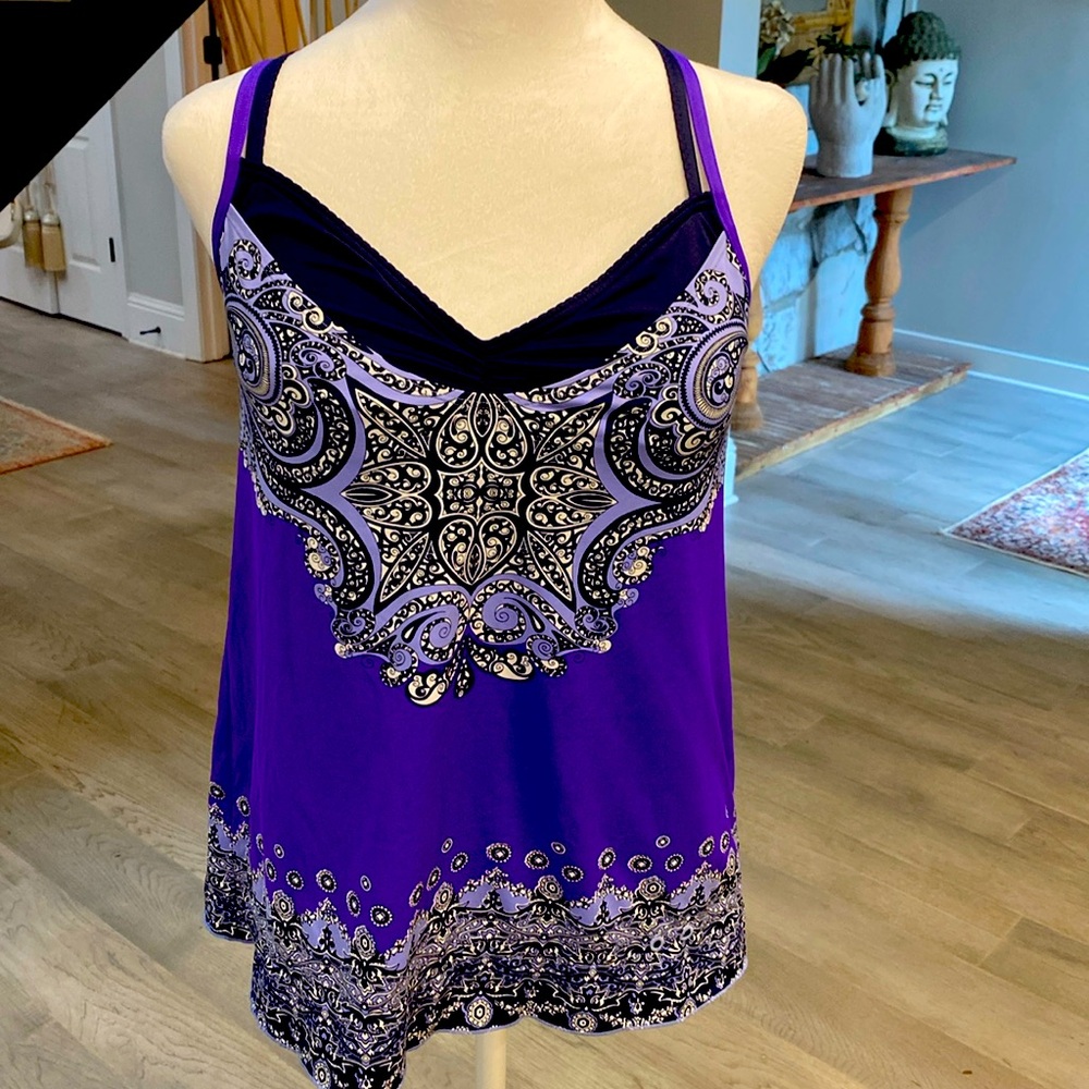 Athleta swim top.